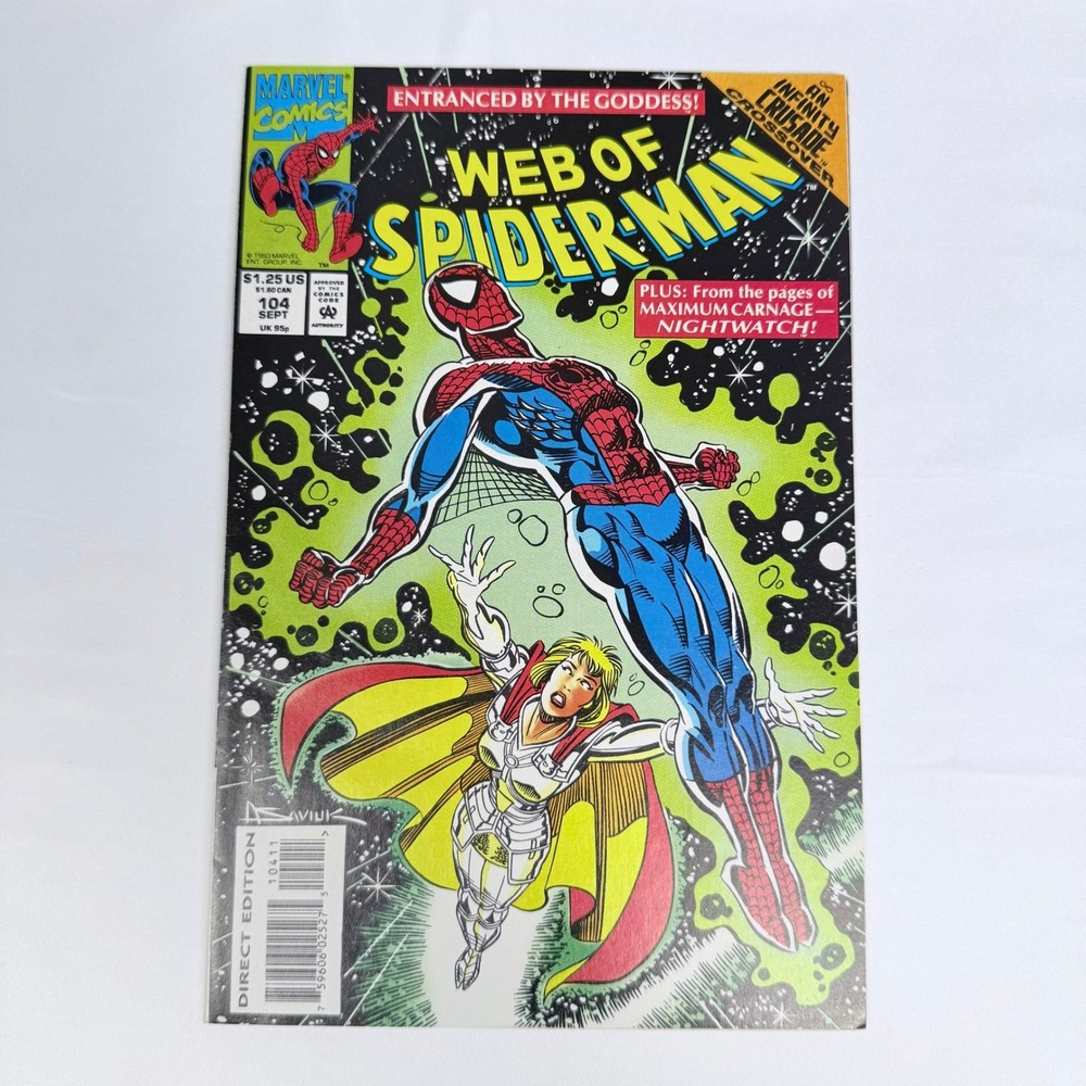 Marvel Spider-Man Comic Lot 3 Issues Spider-Man 53 Classics 3 Web of 104 1993-94 - Picture 6 of 7